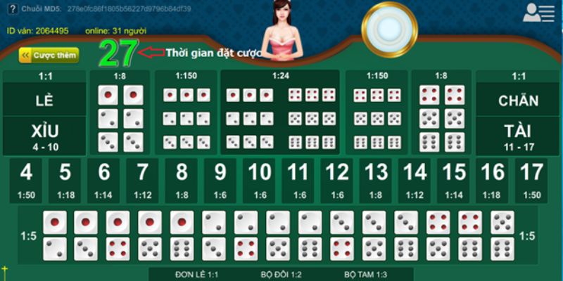 Cách Chơi Tài Xỉu Online Luôn Thắng Những loại hình cược trong cách chơi tài xỉu online luôn thắng